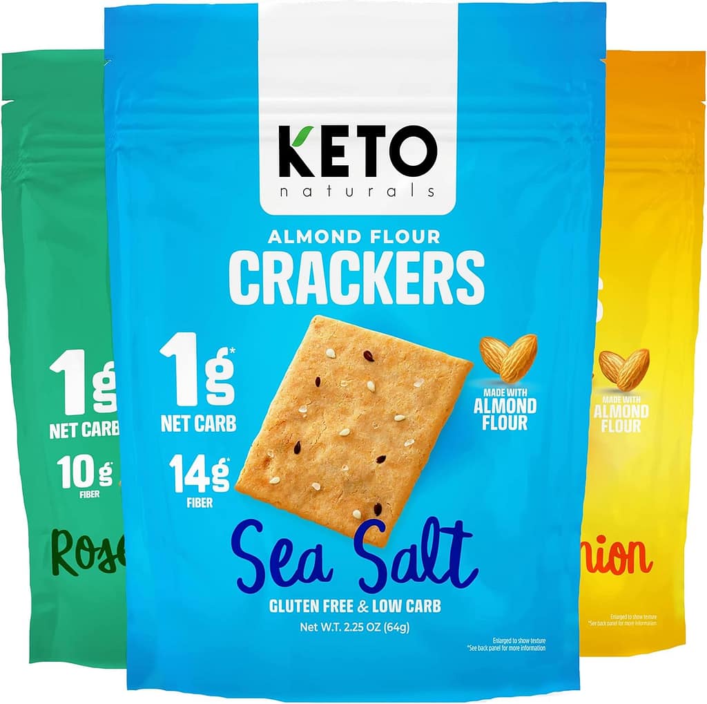 keto snacks Keto Crackers chips (variety) low carb Crackers Almond flour. Low carb snack keyto cracker zero carbs snacks no sugar, 0 no carbs sugar free snack high fiber. Low-carb food keto snacks Keto Crackers chips (variety) low carb Crackers Almond flour. Low carb snack keyto cracker zero carbs snacks no sugar, 0 no carbs sugar free snack high fiber. Low-carb food