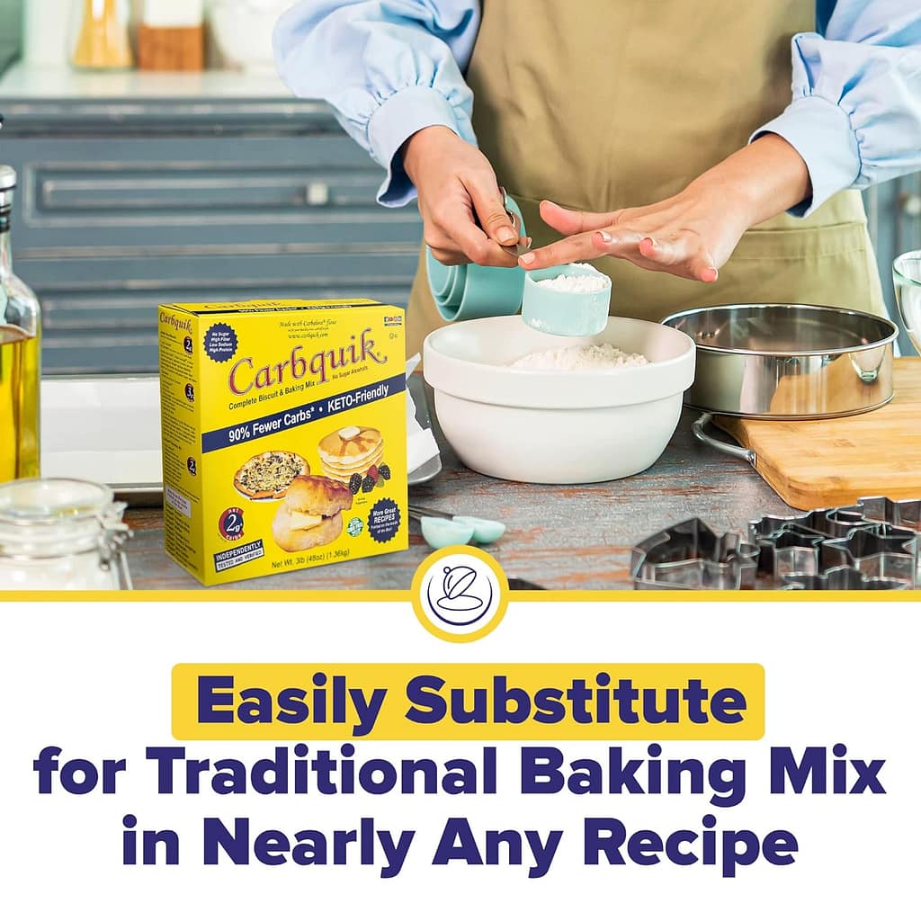 Carbquik Baking Mix, 3 Lb (48 Oz) (Pack of 1) Carbquik Baking Mix, 3 Lb (48 Oz) (Pack of 1)