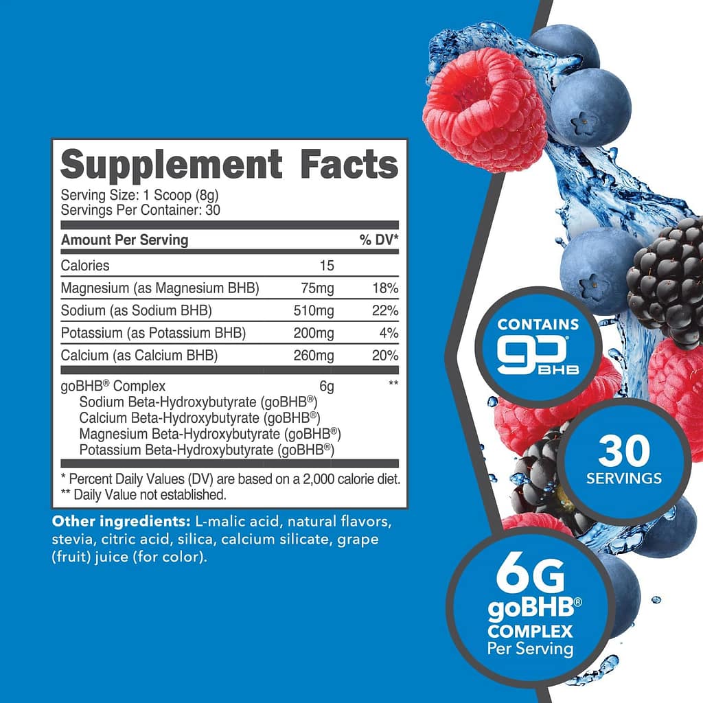 Ketologic Keto BHB (Patriot Pop Flavor) 30 Servings - Exogenous Ketone Supplement with goBHB, Beta-Hydroxybutyrate Salts Ketologic Keto BHB (Patriot Pop Flavor) 30 Servings - Exogenous Ketone Supplement with goBHB, Beta-Hydroxybutyrate Salts