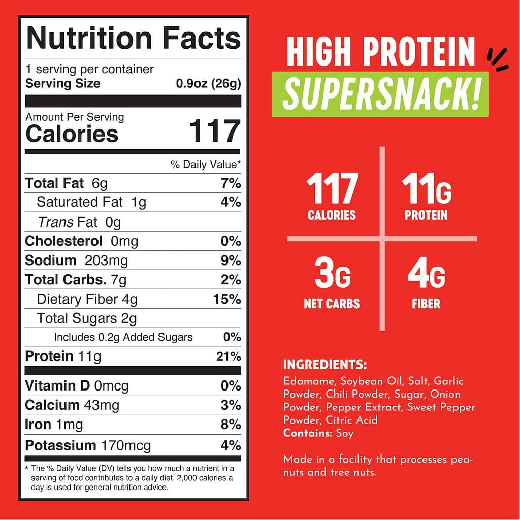 The Only Bean Crunchy Dry Roasted Edamame Snacks (Sea Salt), Keto Snack Food, High Protein (11g) Healthy Snacks, Low Carb Gluten Free Office Vegan Food 100 Calorie Snack Pack, 0.9oz 10 Pack The Only Bean Crunchy Dry Roasted Edamame Snacks (Sea Salt), Keto Snack Food, High Protein (11g) Healthy Snacks, Low Carb Gluten Free Office Vegan Food 100 Calorie Snack Pack, 0.9oz 10 Pack