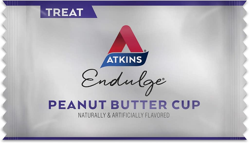 Atkins Endulge Peanut Butter Cups, Dessert Favorite, Low Carb, 0g Sugar, 20 Count Atkins Endulge Peanut Butter Cups, Dessert Favorite, Low Carb, 0g Sugar, 20 Count