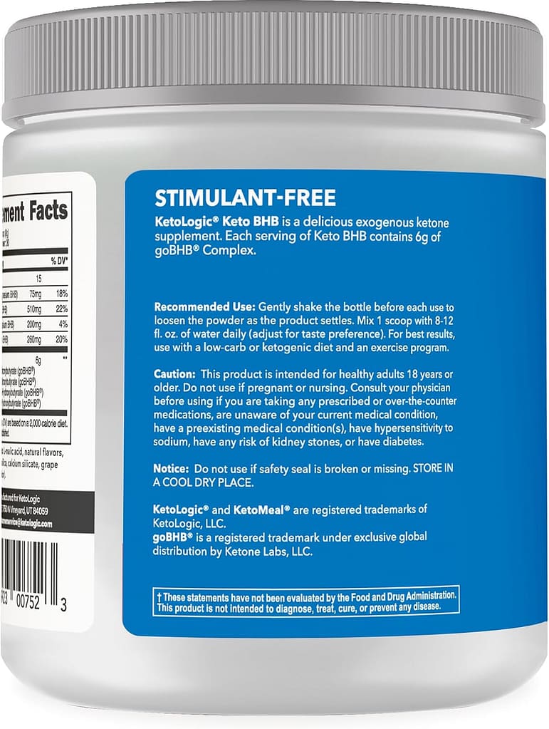 Ketologic Keto BHB (Patriot Pop Flavor) 30 Servings - Exogenous Ketone Supplement with goBHB, Beta-Hydroxybutyrate Salts Ketologic Keto BHB (Patriot Pop Flavor) 30 Servings - Exogenous Ketone Supplement with goBHB, Beta-Hydroxybutyrate Salts