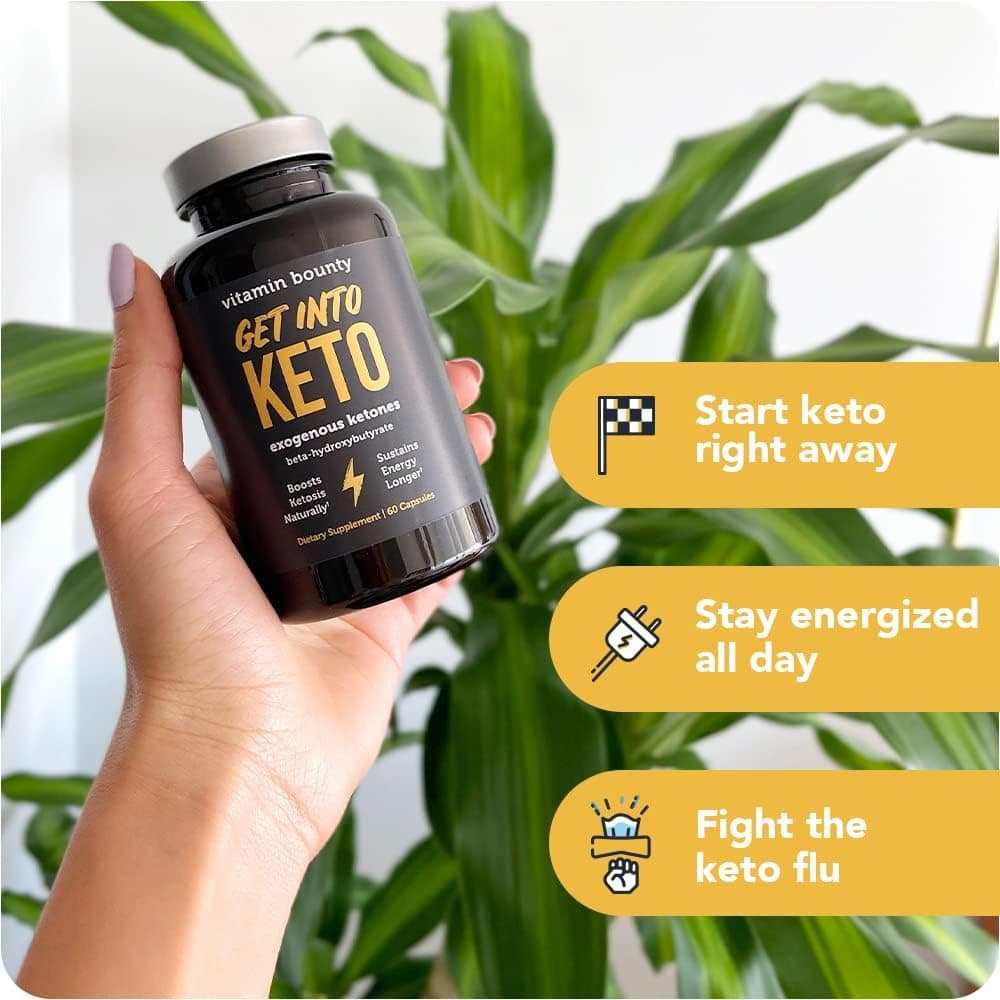 Vitamin Bounty Burn On Keto Multivitamin – Keto-Specific Nutritional Support with Magnesium, Potassium, and MCT for Energy, Cramp Relief, and Nutrient Optimization- GLP-1 Support- 60 Capsules Vitamin Bounty Burn On Keto Multivitamin – Keto-Specific Nutritional Support with Magnesium, Potassium, and MCT for Energy, Cramp Relief, and Nutrient Optimization- GLP-1 Support- 60 Capsules
